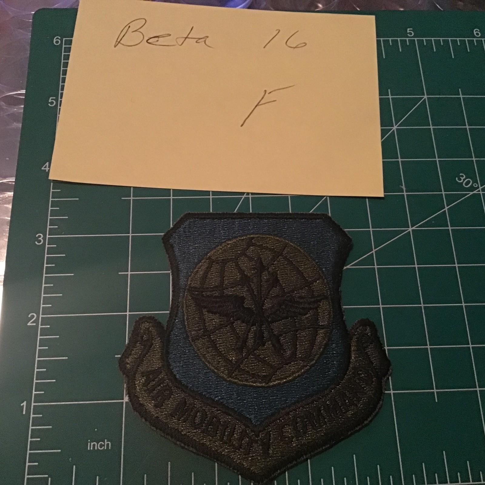 USAF AIR FORCE Subdued Patch AIR MOBILITY COMMAND shield Squadron
