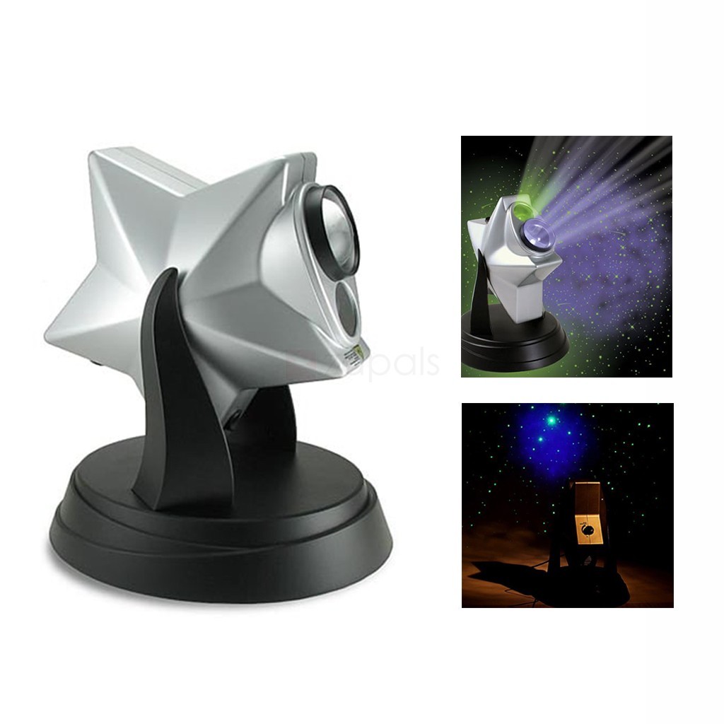 Laser Twilight Stars Projector Night Light Effect and Blue Cloud