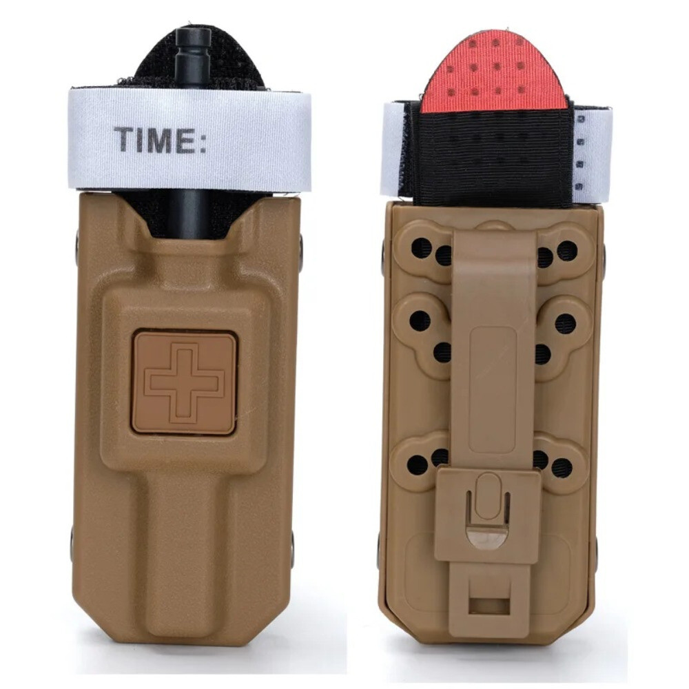 Tactical MOLLE Tourniquet Storage Bag Medical Emergency Outdoor First Aid Kit US