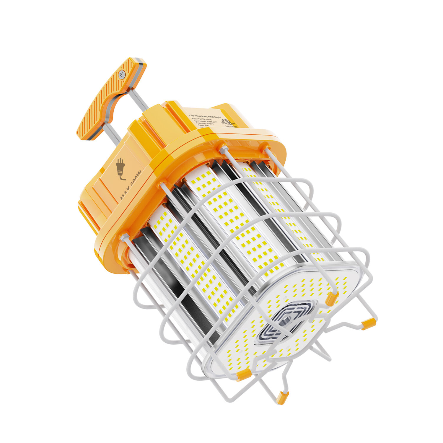 LED Temporary Work Light 100W Linkable Construction Jobsite Lamp for Tunnel Mine