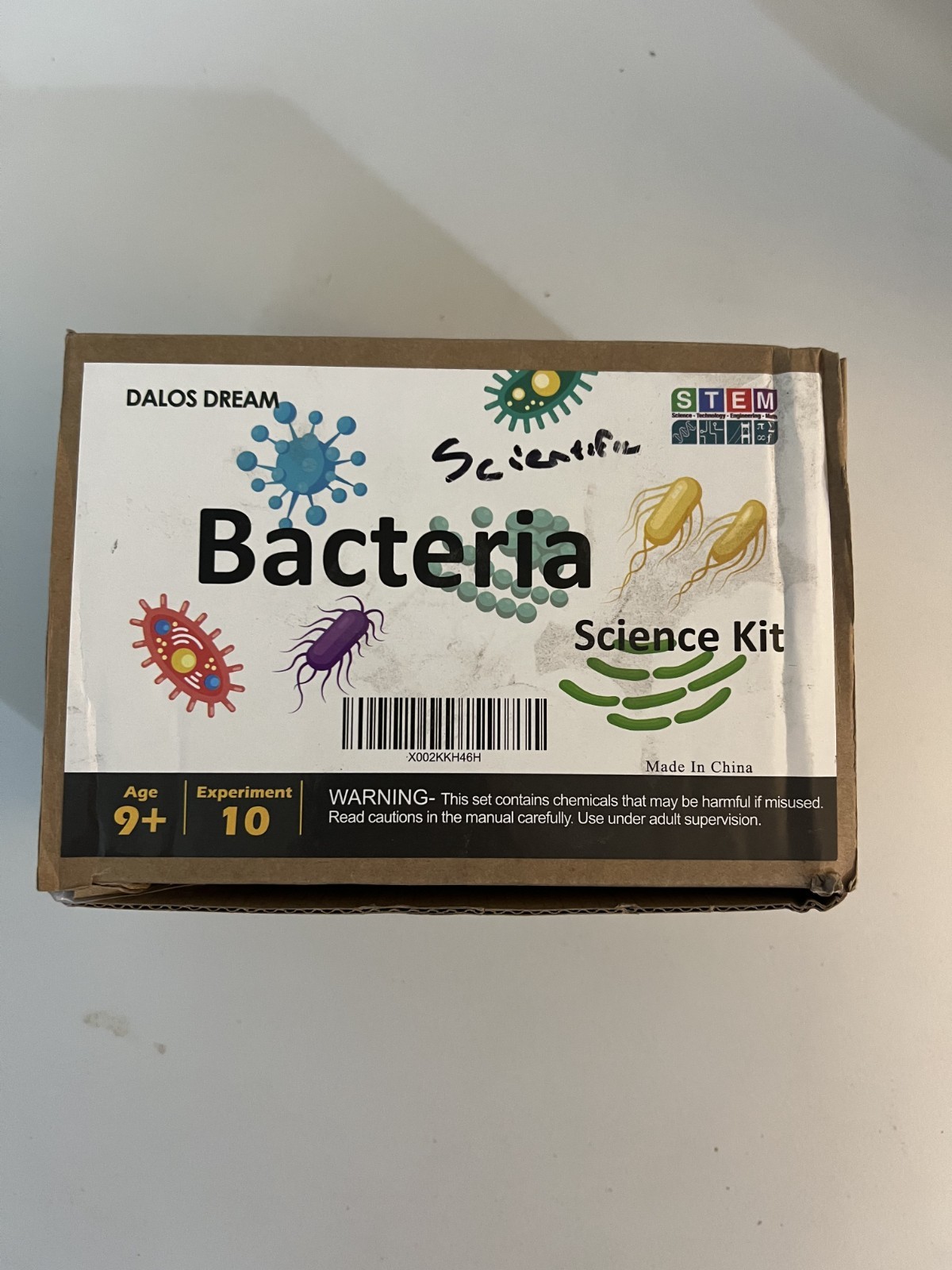 Dalos Dream Bacteria Science Kit STEM Educational Lab Set 10 Experiments