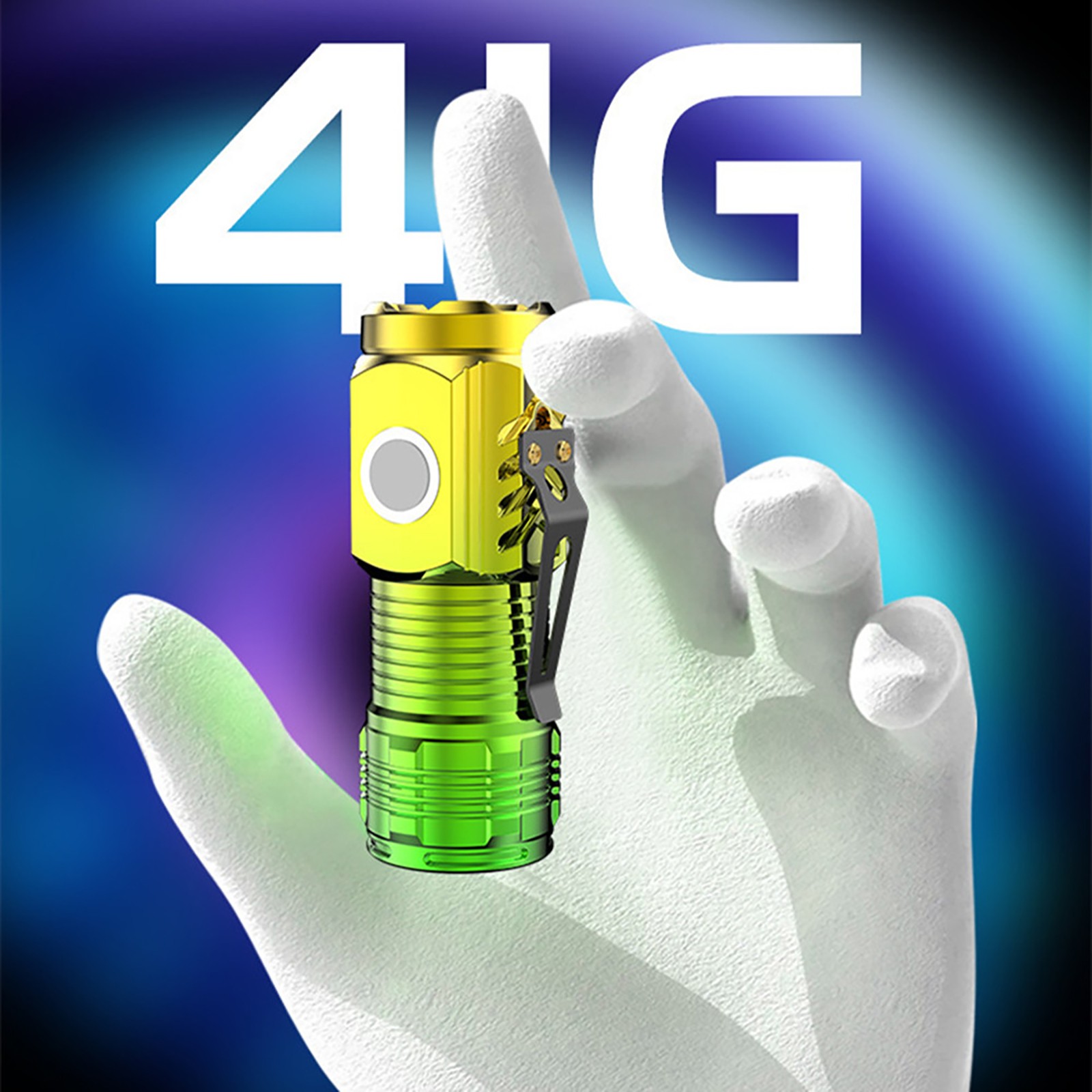1Pc Portable Bright Flashlight 3* 3030LED Lamp Beads Super Bright Flashlight