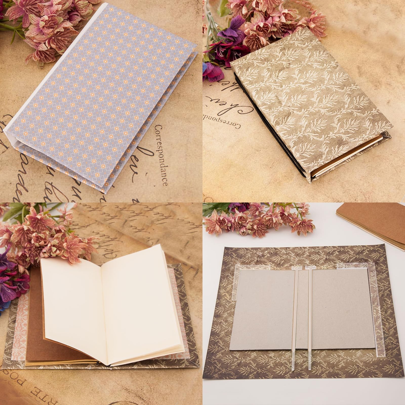 15 PCS Book Binding Tools,Acrylic Book Binding Ruler Set Scrapbooking Tools C...