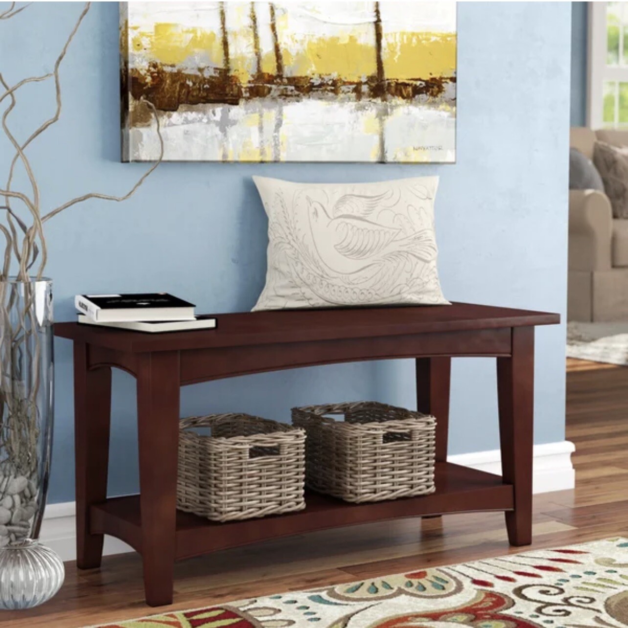 Beachcrest Home - Sherborne Bench Entry Way Shoe Rack