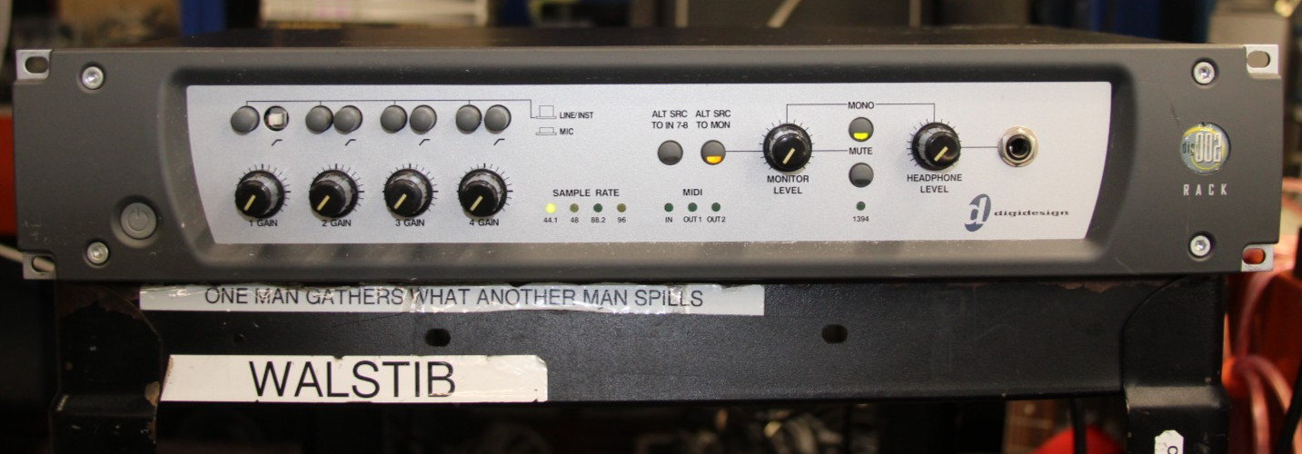 Digidesign Digi 002 Rack Firewire Audio Midi Digital Recording Interface MX002RK