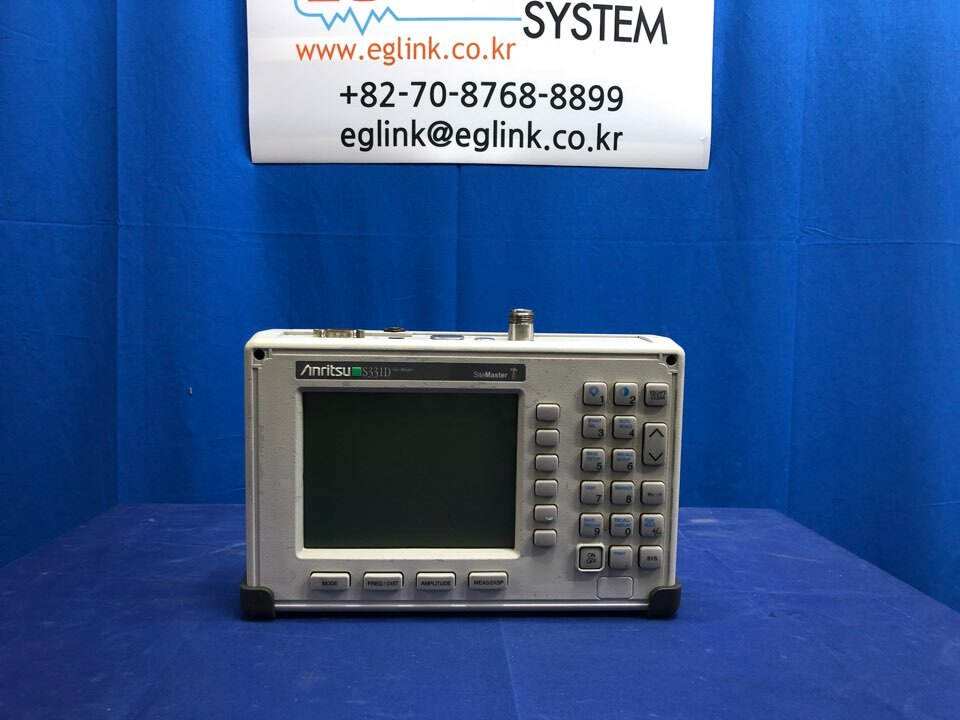 Anritsu S331D Sitemaster scratch on the front panel/ with generic cal kit