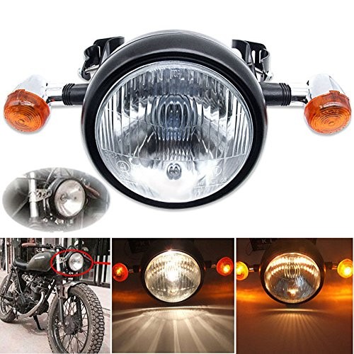 Retro Motorcycle Headlight Turn Signal Light Bracket Mount Universal for