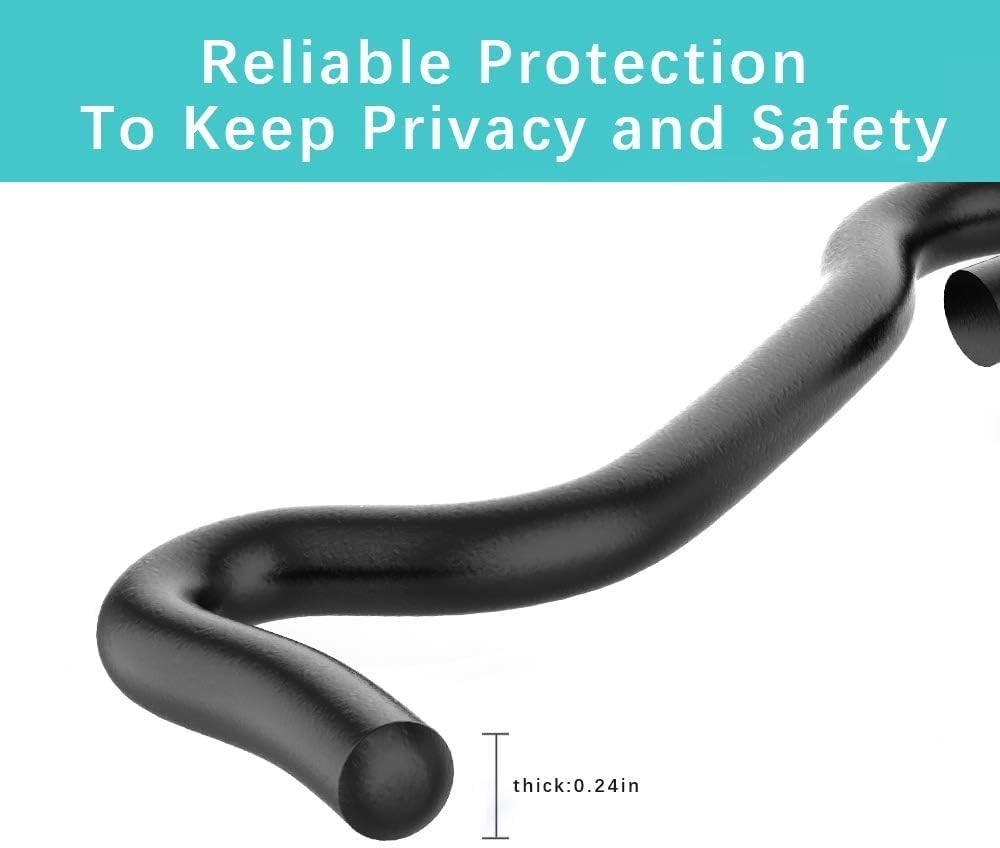 Black Gate Latch - Rust-Resistant Stainless Steel Hooks