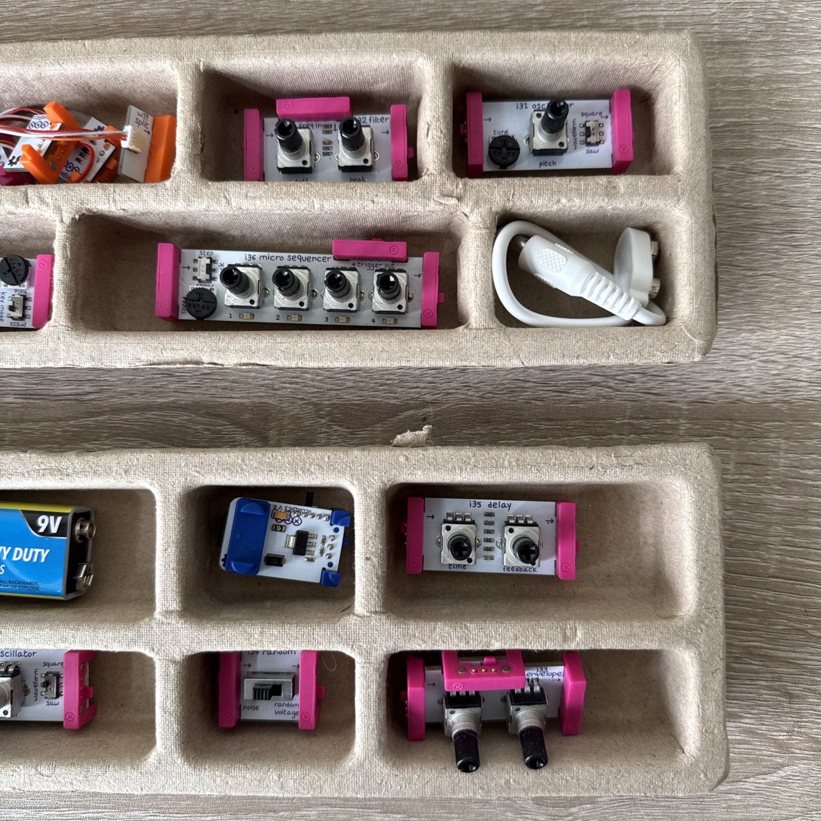 KORG Little Bits Complete Modular Synth Kit 12 Bit Modules Analog Synthesizer