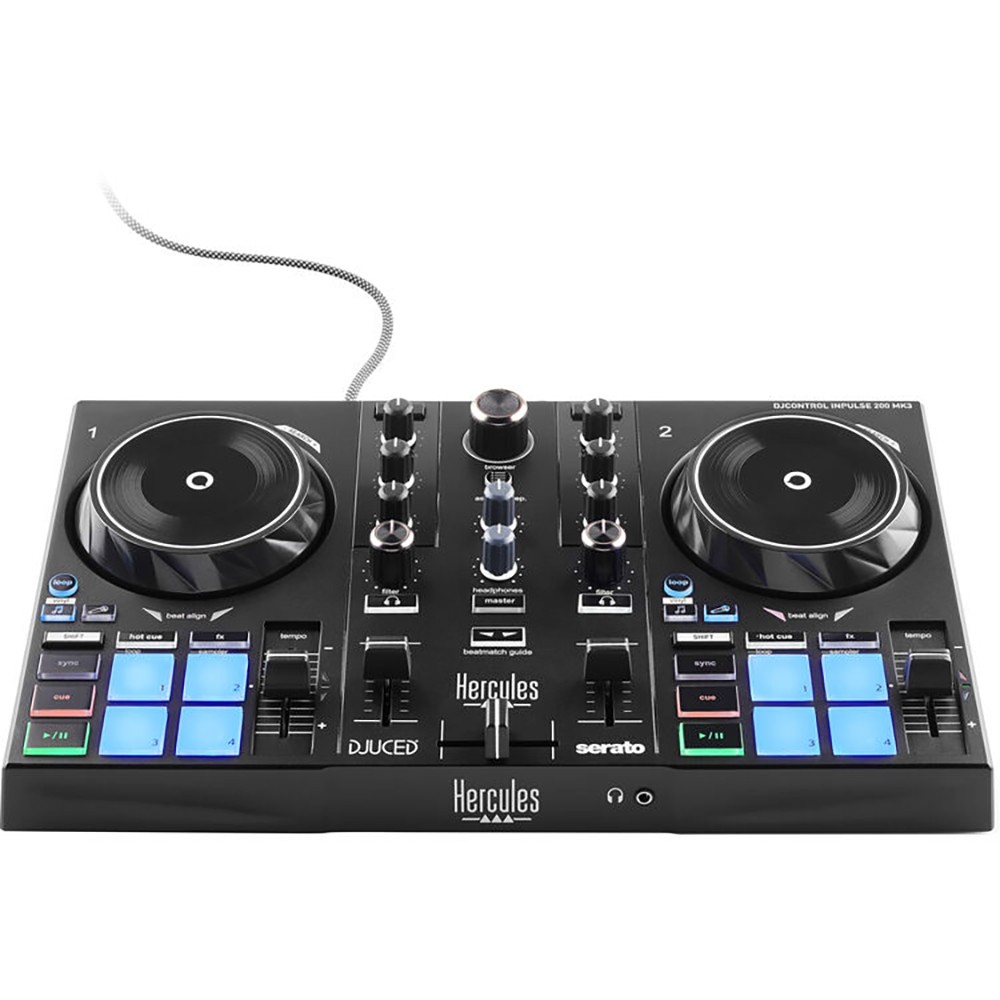 Hercules DJ Inpulse 200 MK3 Bundle w/ Headliner EVA Case