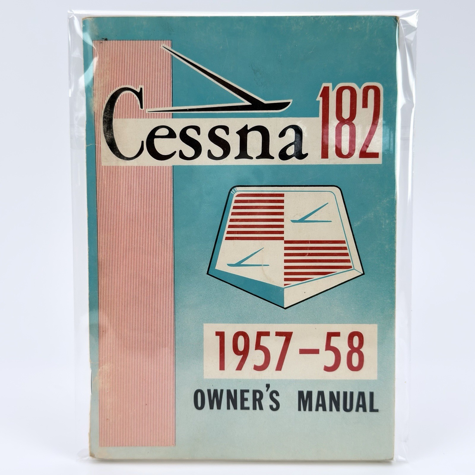Vintage Original 1957-58 Cessna 182 Owner's Manual Small Airplane Handbook