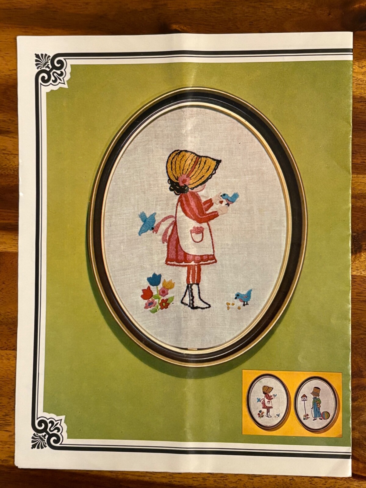 Crewel Stitchery Needlepoint Merribee Pattern of the Month Jennifer Instructions