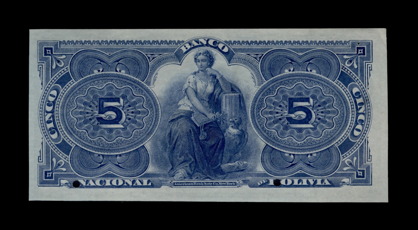 Bolivia PS206sv2, Specimen Banknote.
