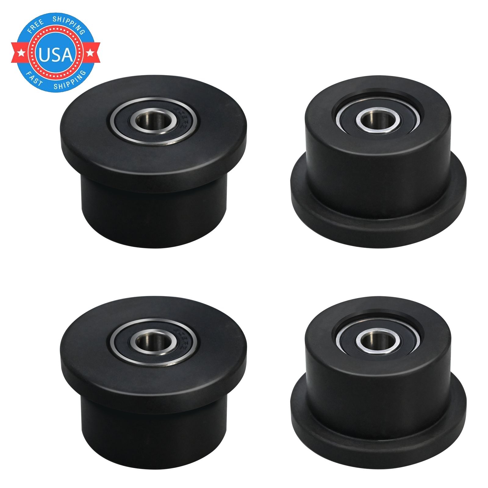 Set of 4 Wheels/rollers for Total gym models Ultima Ultra XLi 1000 1700 1800
