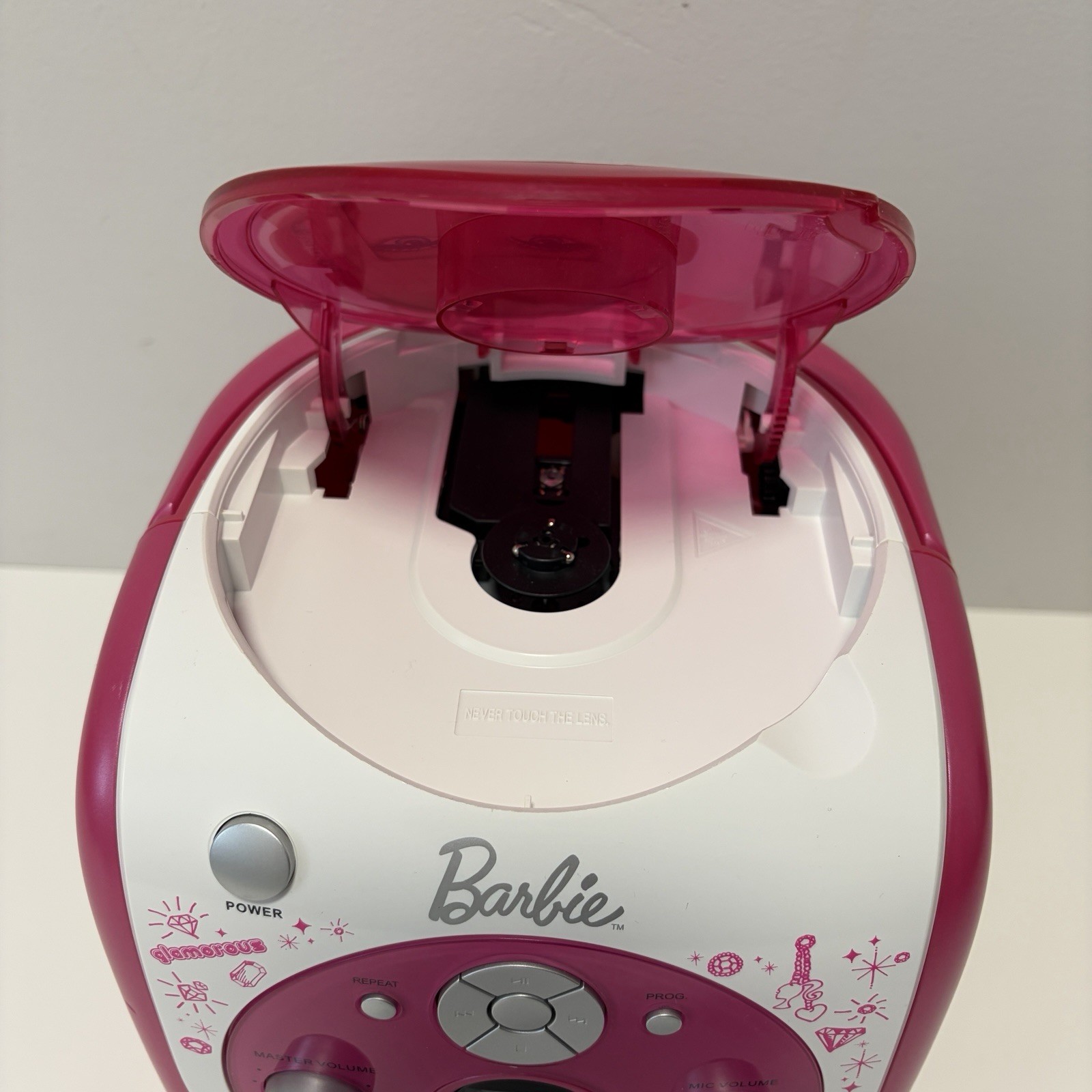 Barbie Lexibook K7000DP Pink CD Player Radio Tested Working READ