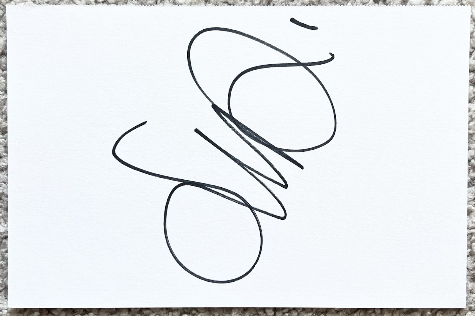Sofia Boutella Signed In Person 4x6 Index Card In Top Loader