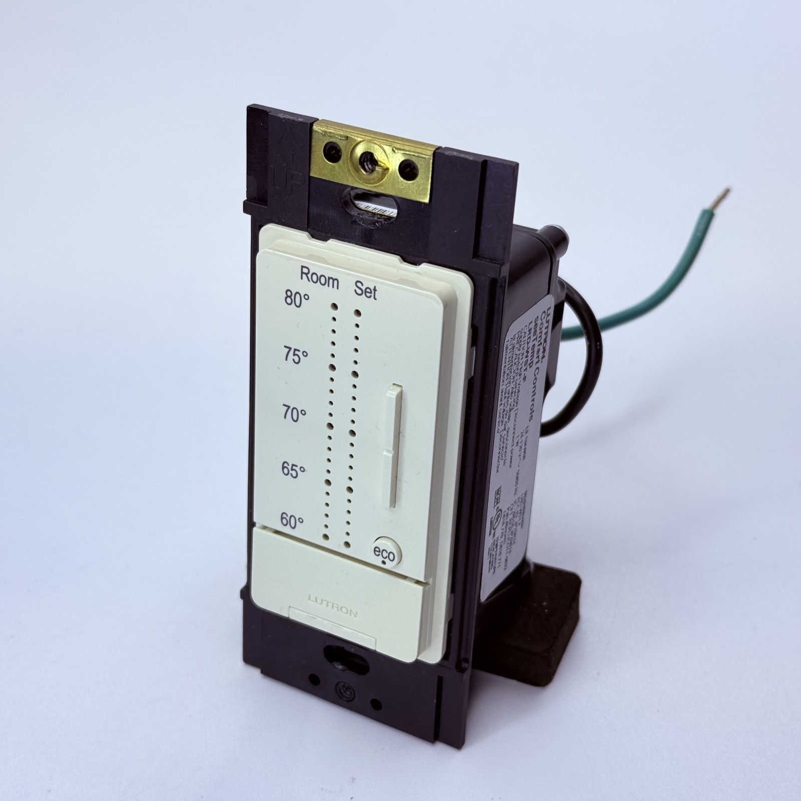 Lutron LRD-WST-F Comfort Control SeeTemp - Light Almond