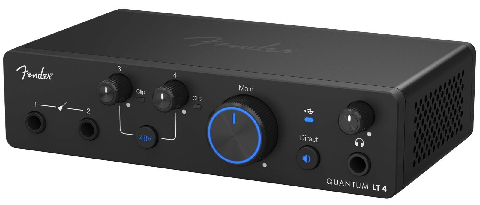 Fender Quantum LT 4 USB-C 4x2 Bus Powered Recording Interface+XLR Cable
