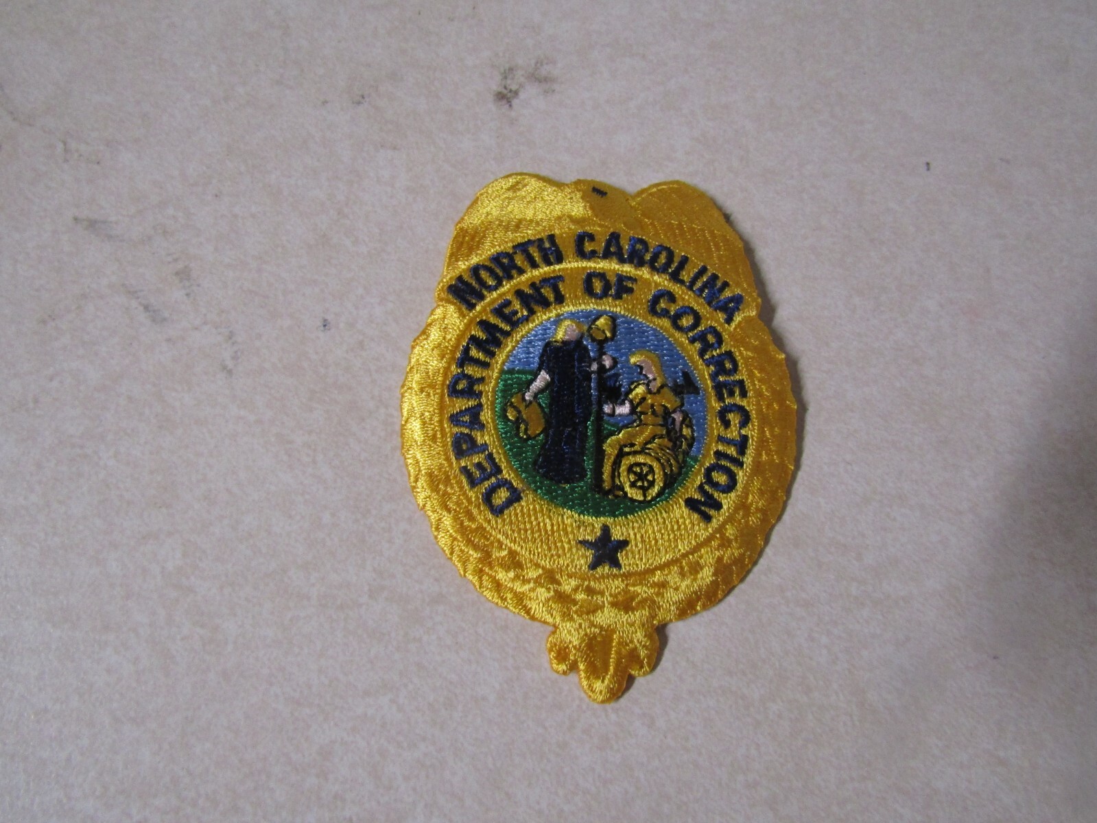 PATCH LAW ENFORCEMENT NORTH CAROLINA DEPARTMENT OF CORRECTION SEW ON