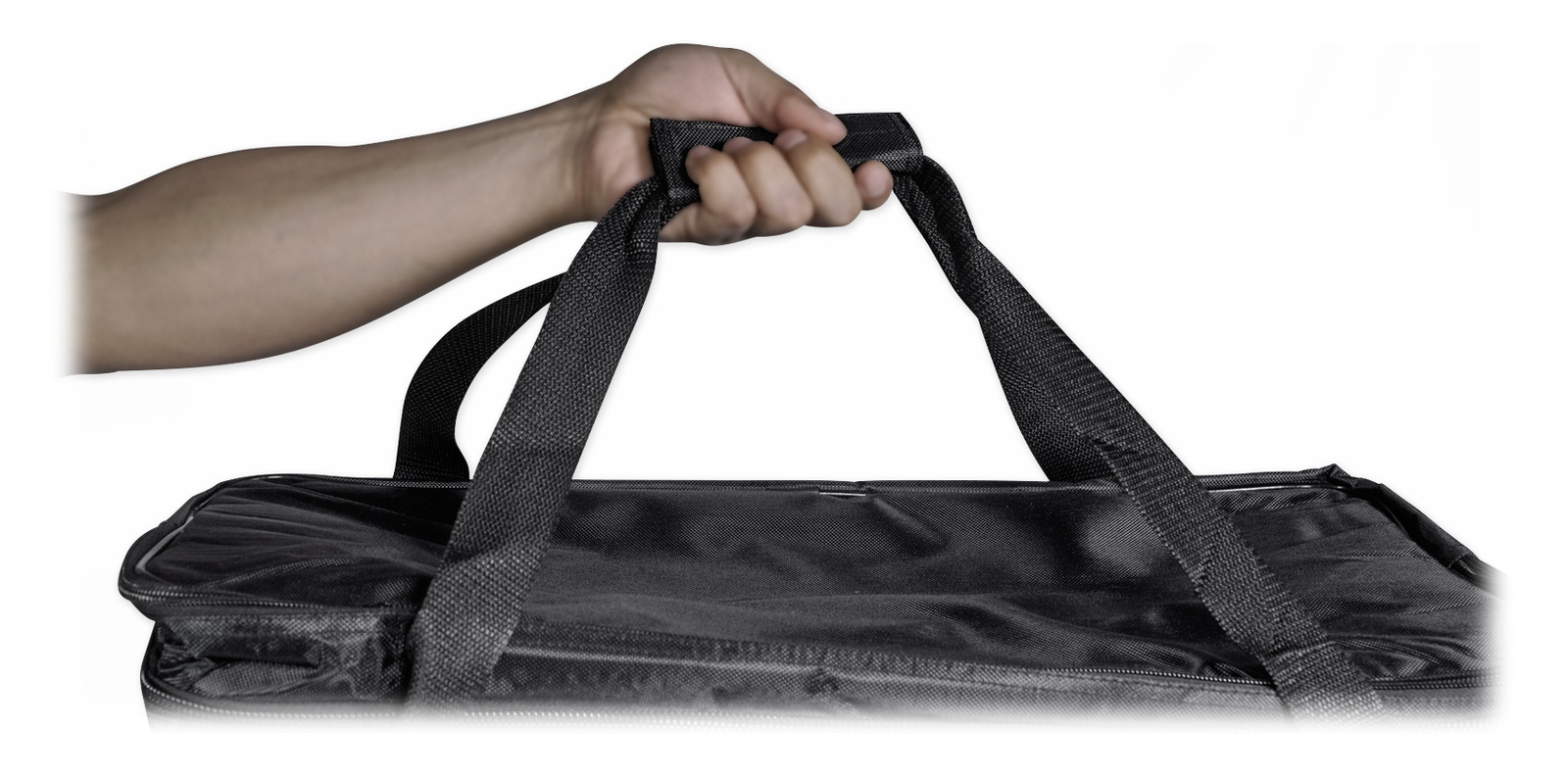 Rockville RRB50 5U Rack Bag Double-Sided Case with 12" Depth + Shoulder Strap
