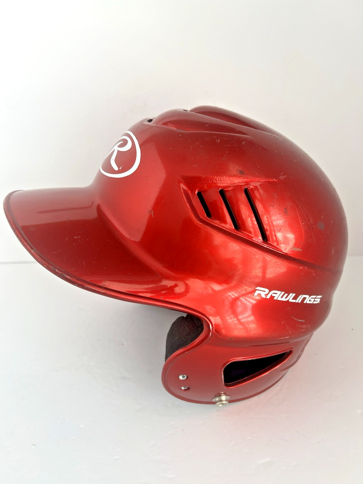 Rawlings RCFH  6 1/2" to 7 1/2"  Baseball Batting Helmet Red Coolflo Technology
