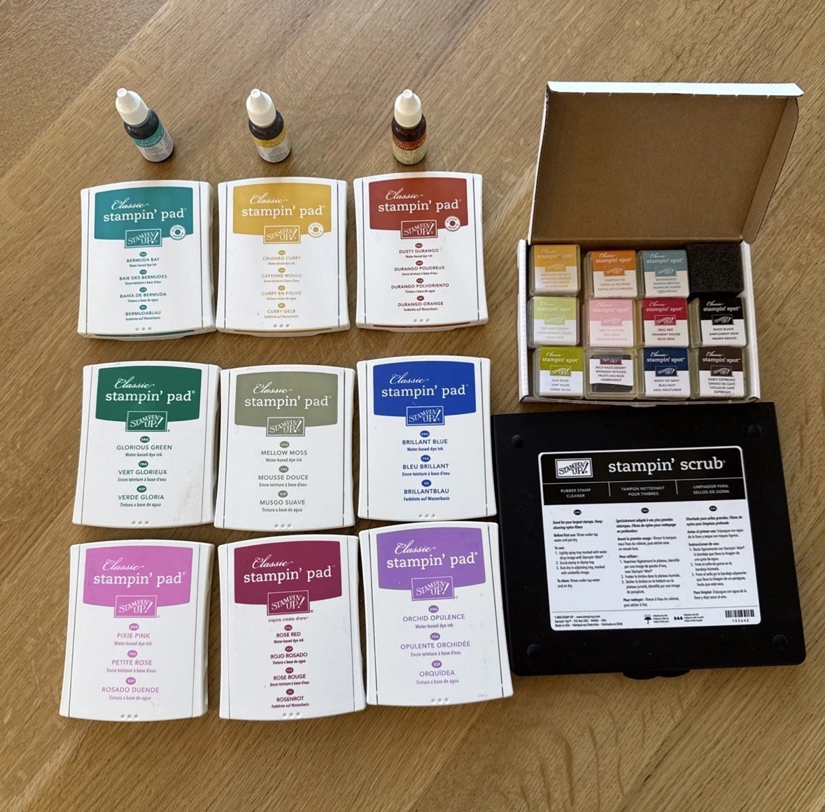 Stampin’ Up Ink Pads Refills Stampin’ Scrub Spots Lot Of 24