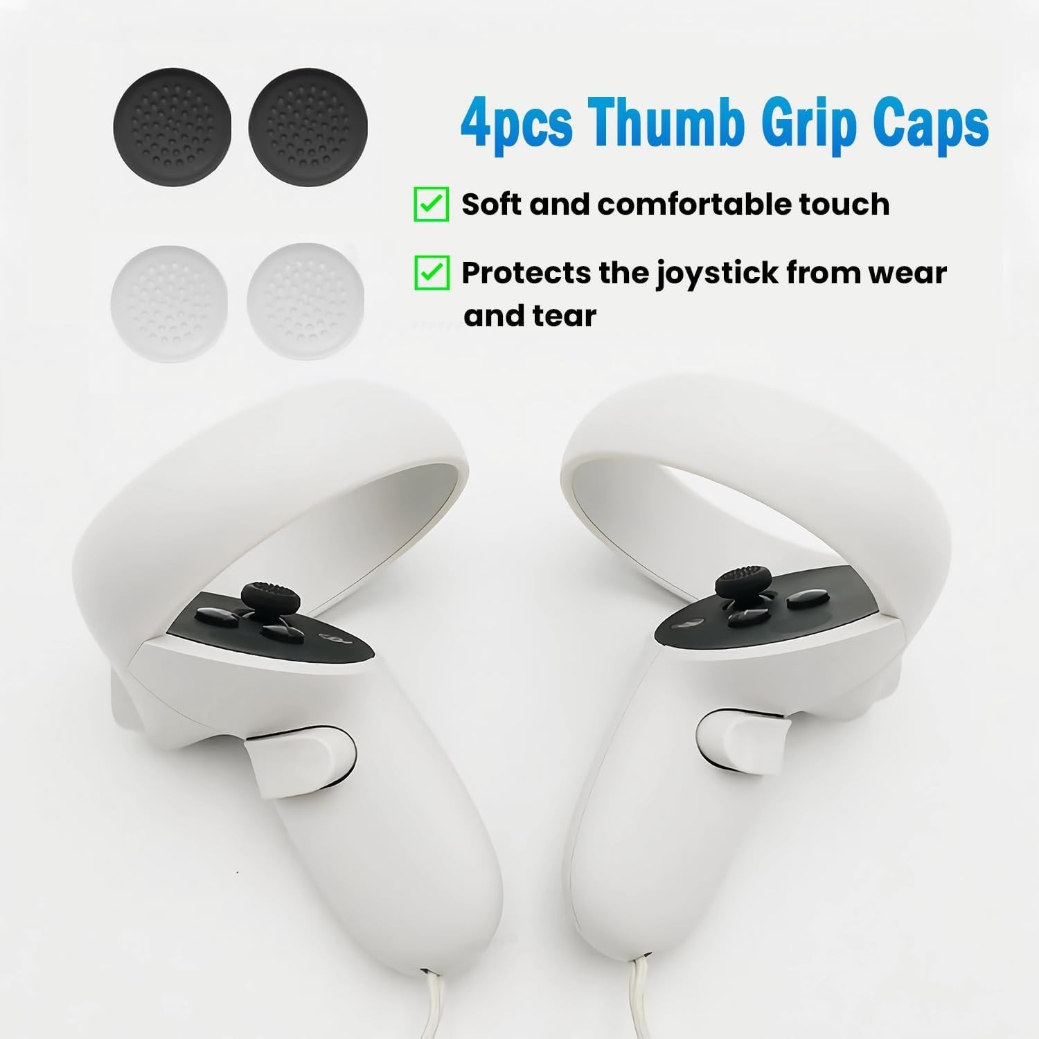 2 Pack Joystick Replacement for Oculus Quest 2 Controller/Meta Quest 2 Controlle