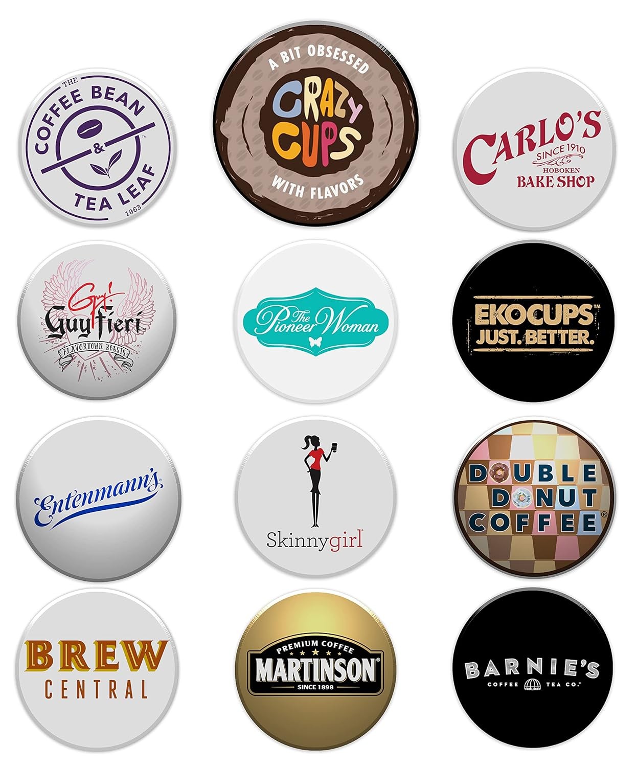 Coffee Pods Variety Pack Sampler from Top Brands, 40 Count (Pack of 1)