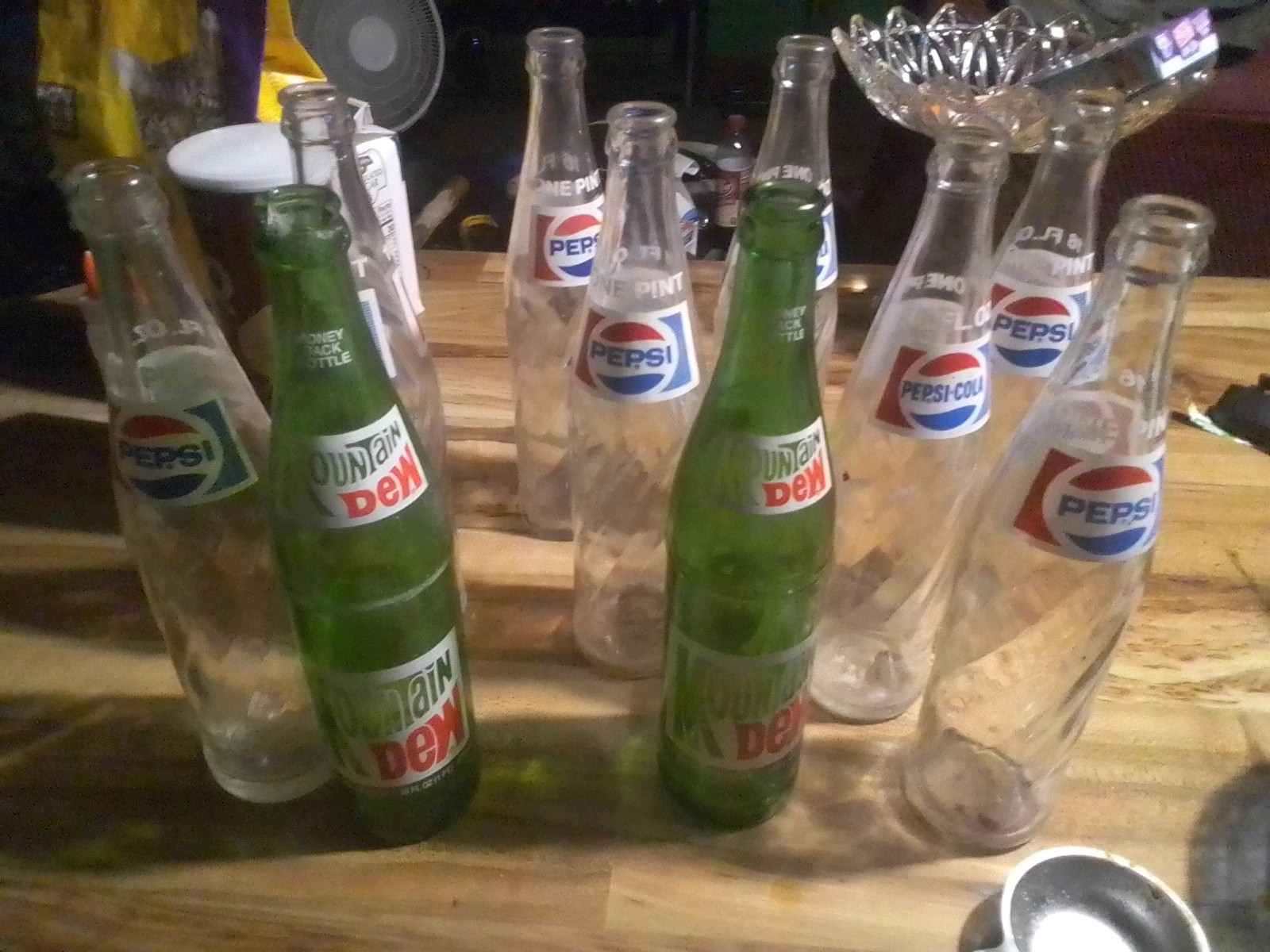 Mountain Dew Bottle "THE PEPSI HILLBILLY ERA" 8 FLUID OUNCES