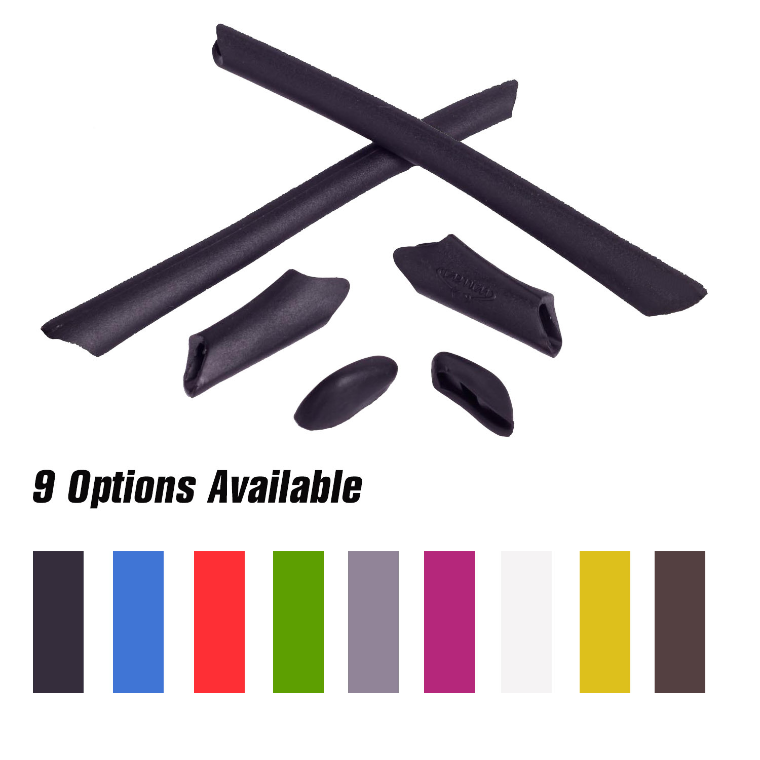 Walleva Rubber Kit for Oakley Half Jacket/Half Jacket XLJ - Multiple Options