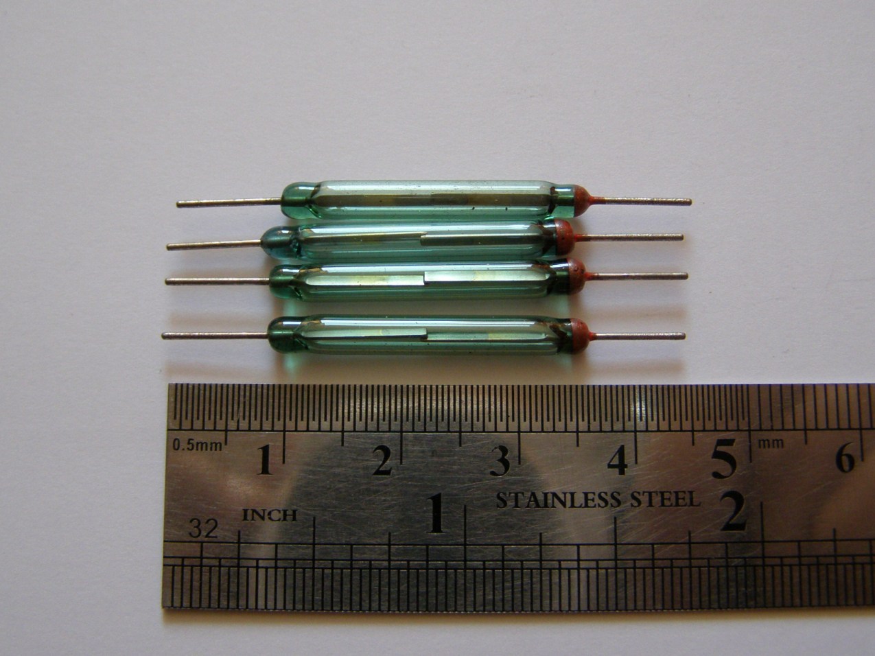 ex-USSR Reed Switches MKA 12VA, NO SPST Contacts  QTY=24 NOS