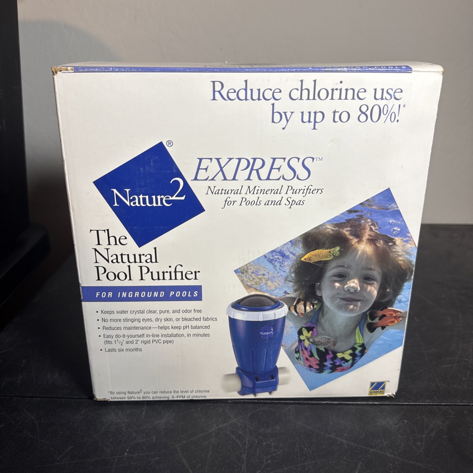 Zodiac Nature 2 Express For In Ground Pools Natureal Mineral Purifier New OB