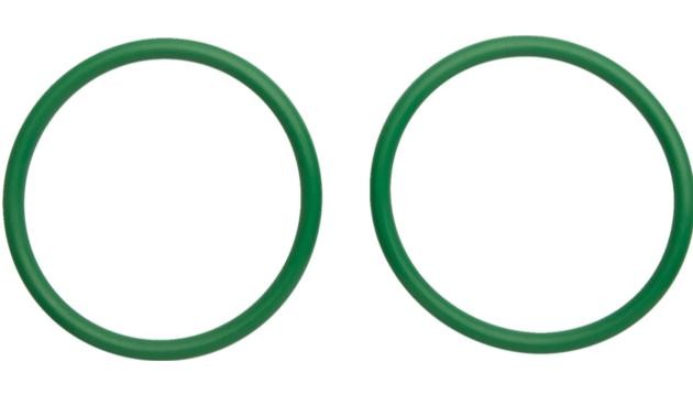 FMF Pipe O-Ring Kit Green #014884 for Kawasaki KX125 2003-2005
