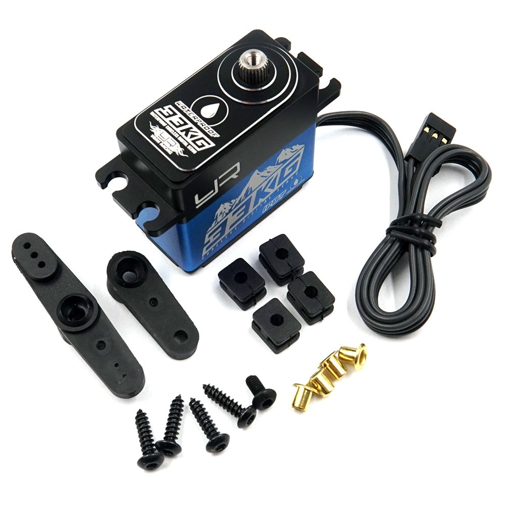 NEW Yeah Racing YE-0034BU Alum Case IP67 33KG WP Coreless Servo Blue : 1/10 Craw