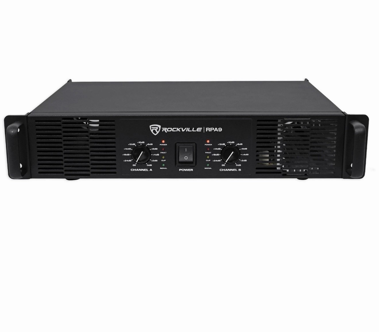 Rockville RPA9 3000 Watt Peak / 800w RMS 2 Channel Power Amplifier Pro/DJ Amp
