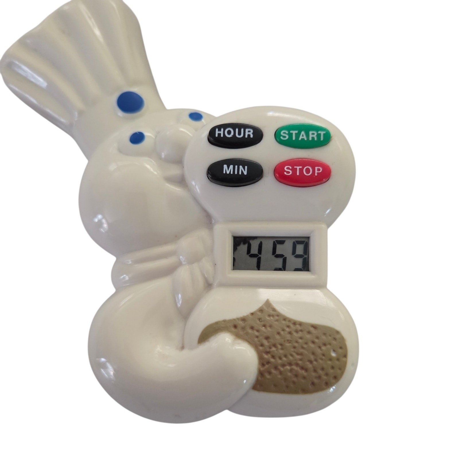 Pillsbury Doughboy 1992 90s Vintage Magnetic Kitchen Timer - Tested Working