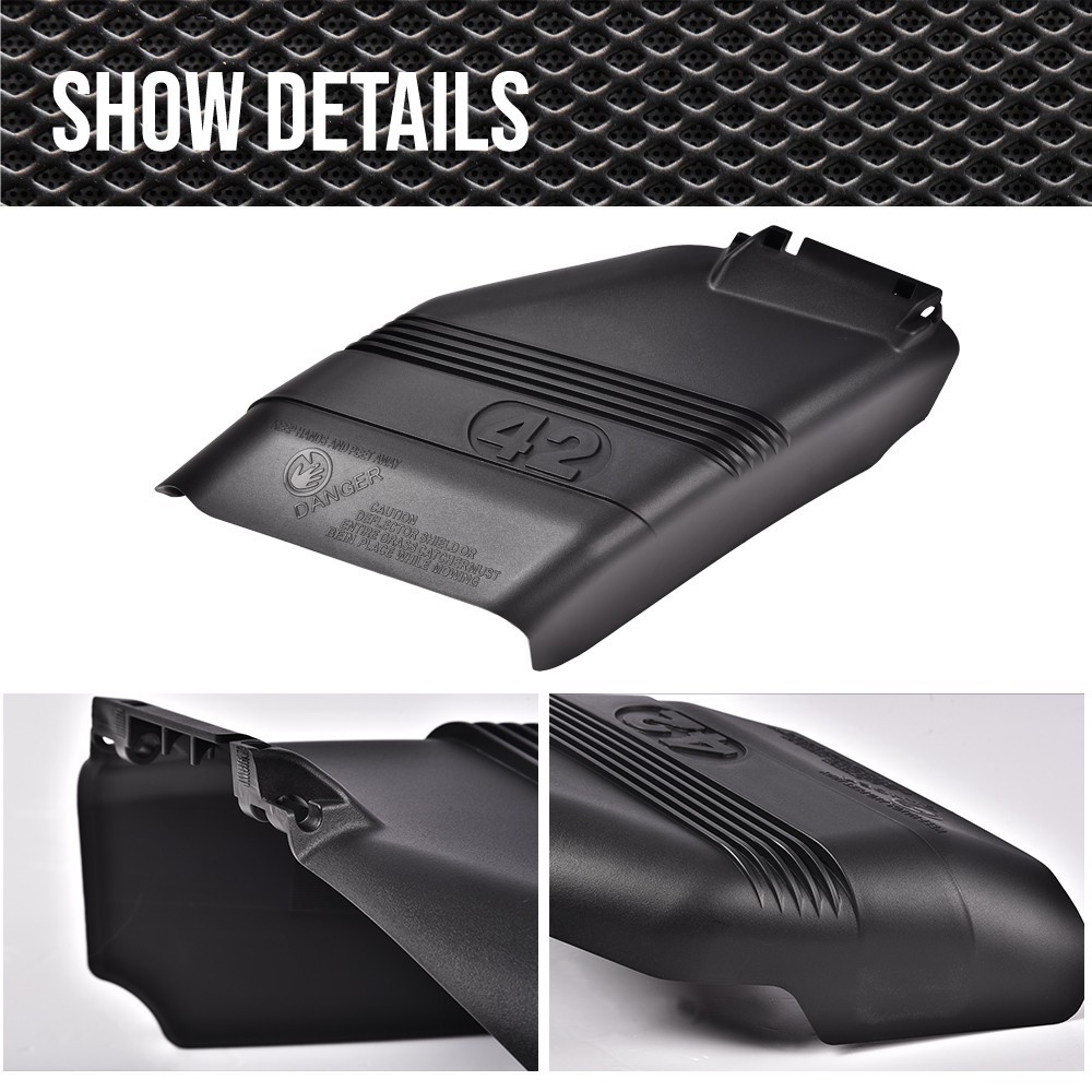 42" DEFLECTOR SHIELD W/ MOUNTING HARDWARE KIT 130968 532130968 FIT FOR CRAFTSMAN