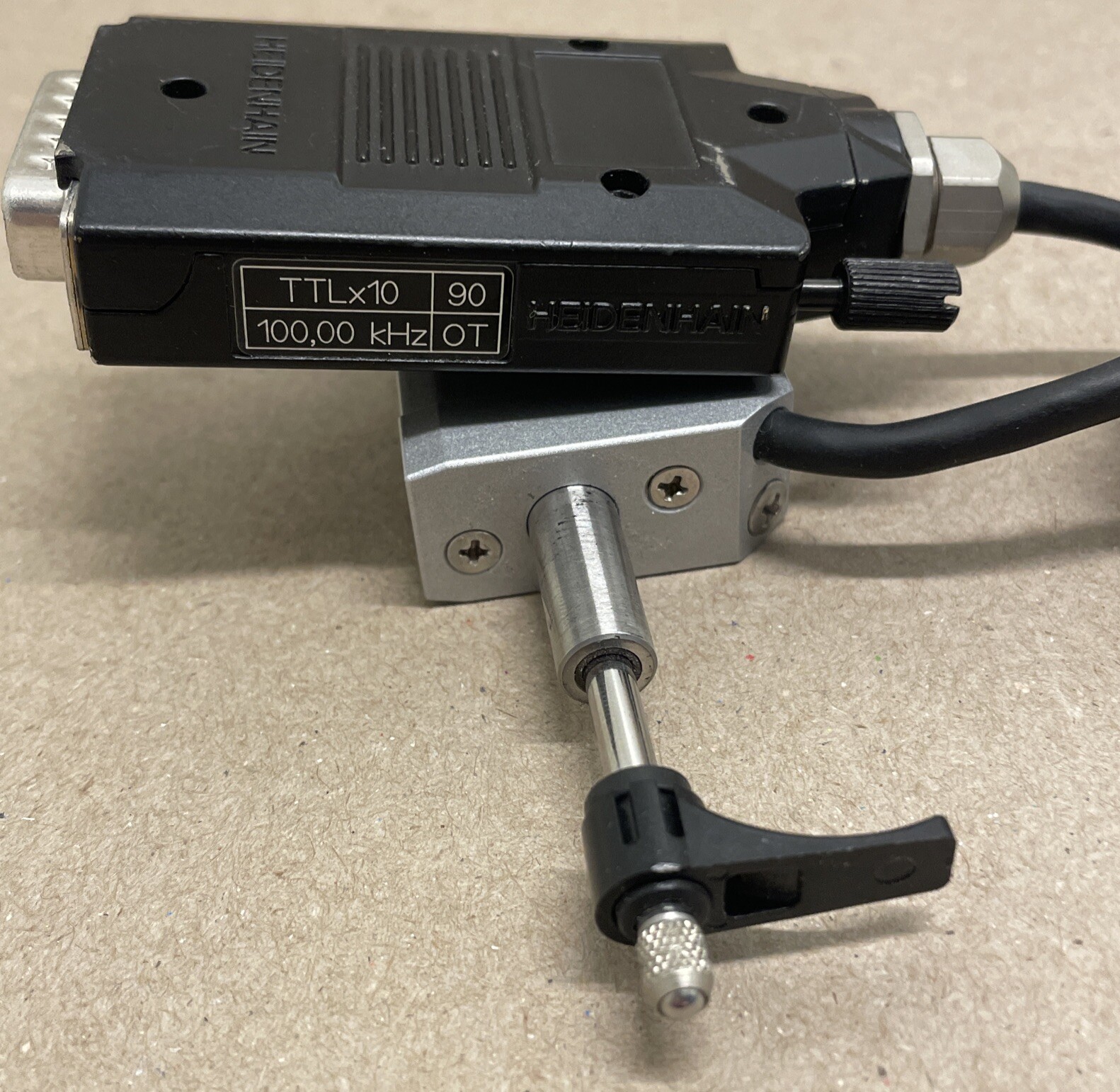 Heidenhain MT 1271 H3 Microscope Focus Linear Encoder 12mm Straight Length Gauge