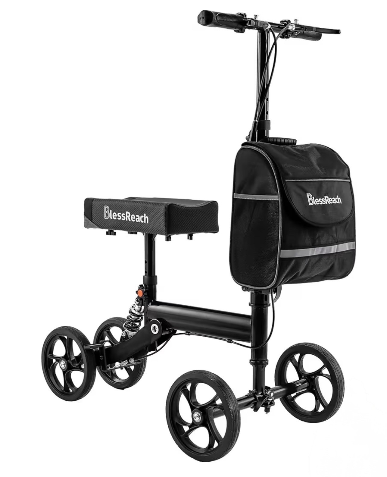 BlessReach Steerable Knee Walker Deluxe Medical Scooter for Foot Injuries Adult