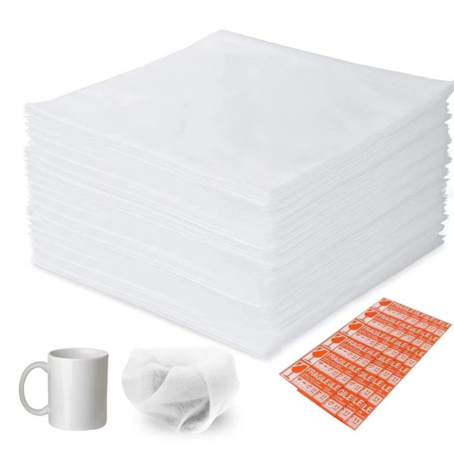 Moving Supplies, 13"x13" 50 Pack Cushion Foam Pouches, Packing Supplies for M...