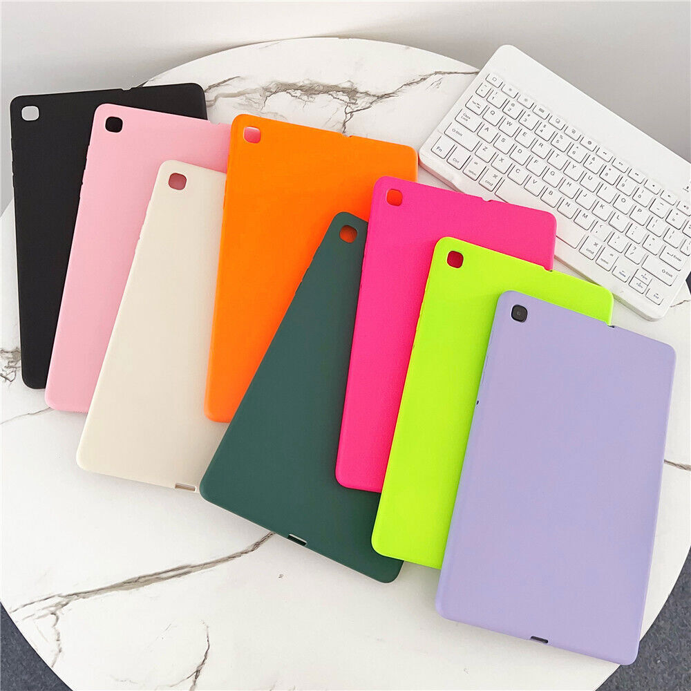 Tablet Liquid Silicone Case Cover Skin For Samsung Galaxy Tab A7 A8 S6 S7 S8 S9