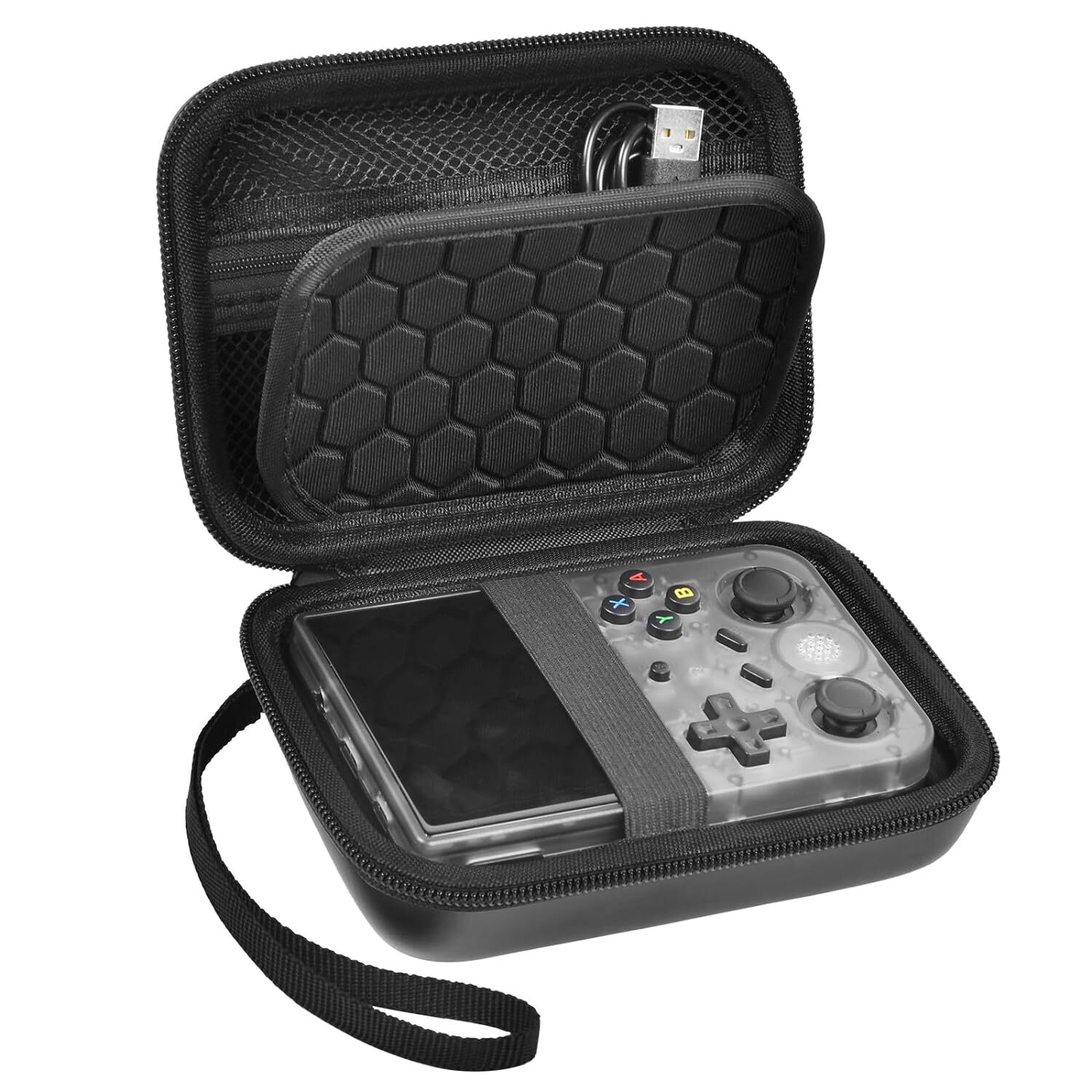 Handheld Game Console Case Bag Carrying Case Cover for Anbernic RG35XX RG353V