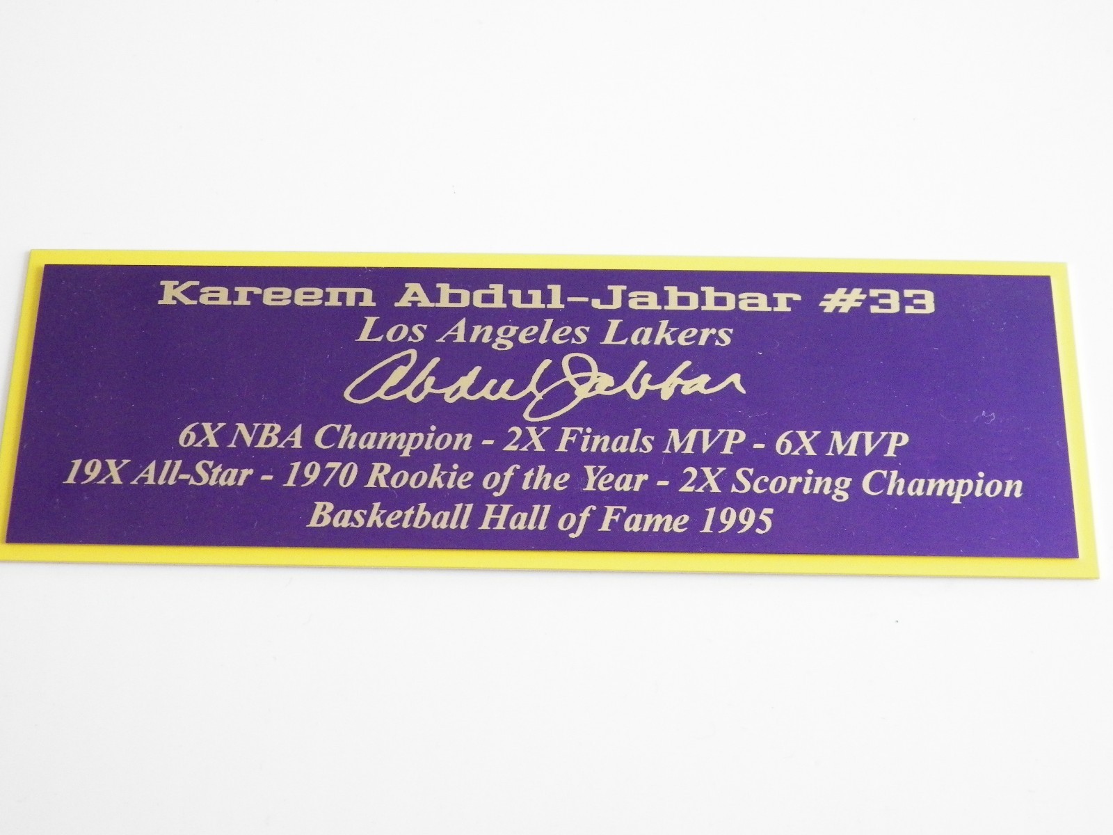 Reggie Jackson Nameplate New York Yankees - A's Autograph Photo Ball Jersey