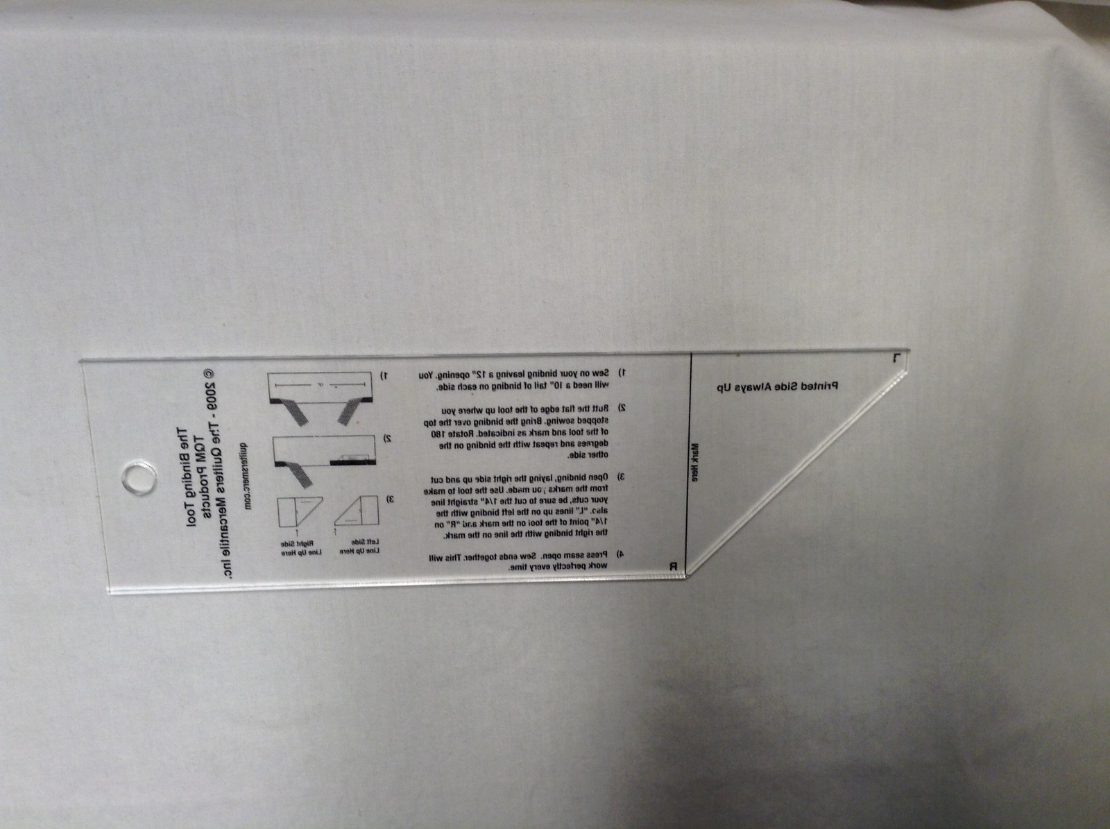 The Binding Tool – TQM Products copyright 2009