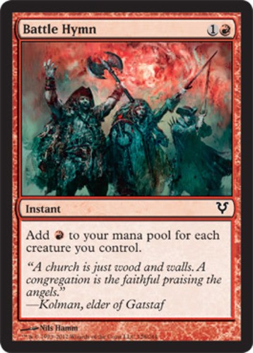 1x Battle Hymn Heavy Play MTG Magic - Kid Icarus -
