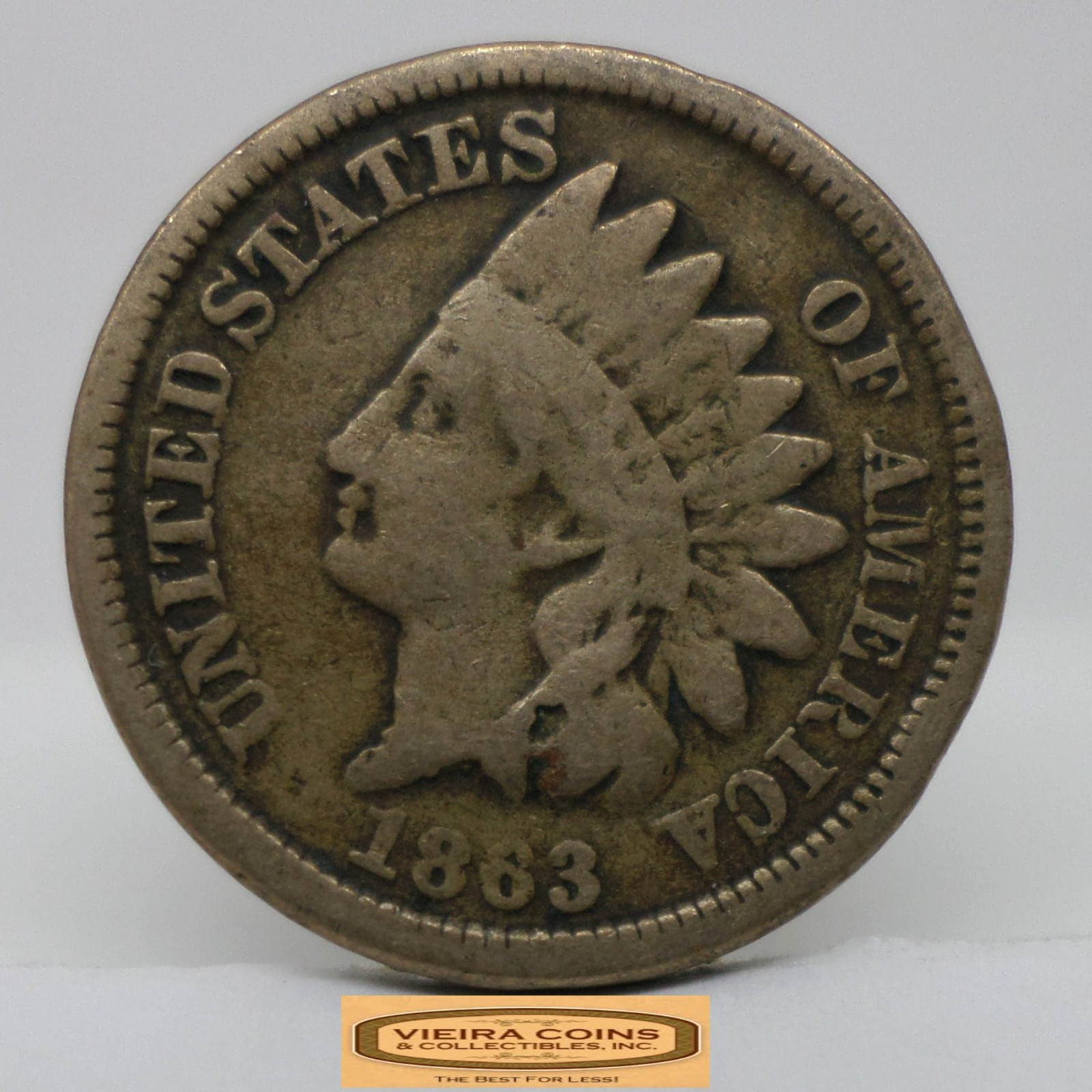 1863 Indian Head One Cent - #C50033NQ
