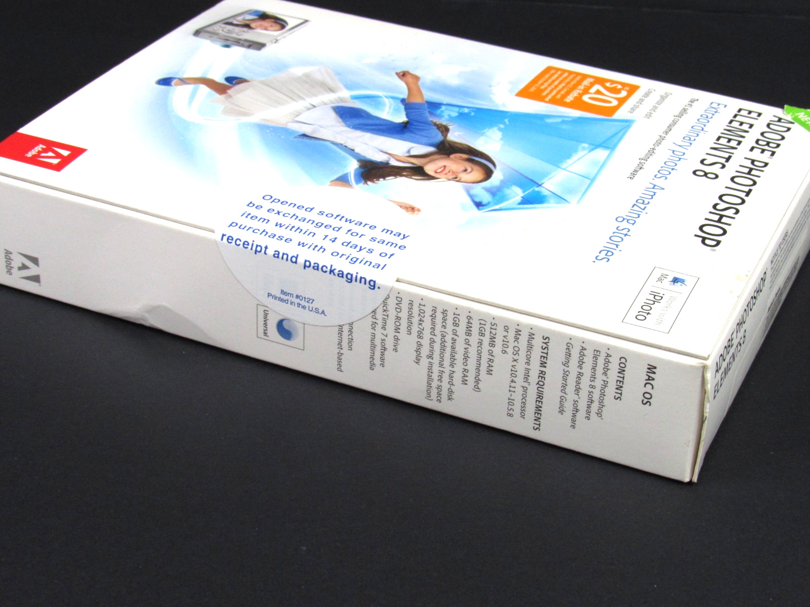 Adobe Photoshop Elements 8 For Mac OS New Sealed