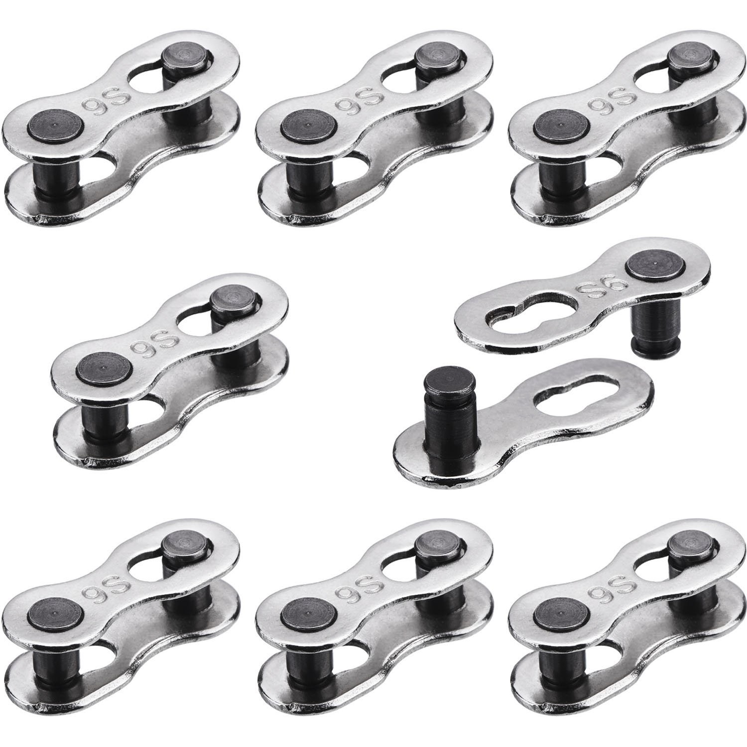 8 Pairs Bicycle Missing Link for 6 7 8 Speed Chain Master Link for Bicycle Chain