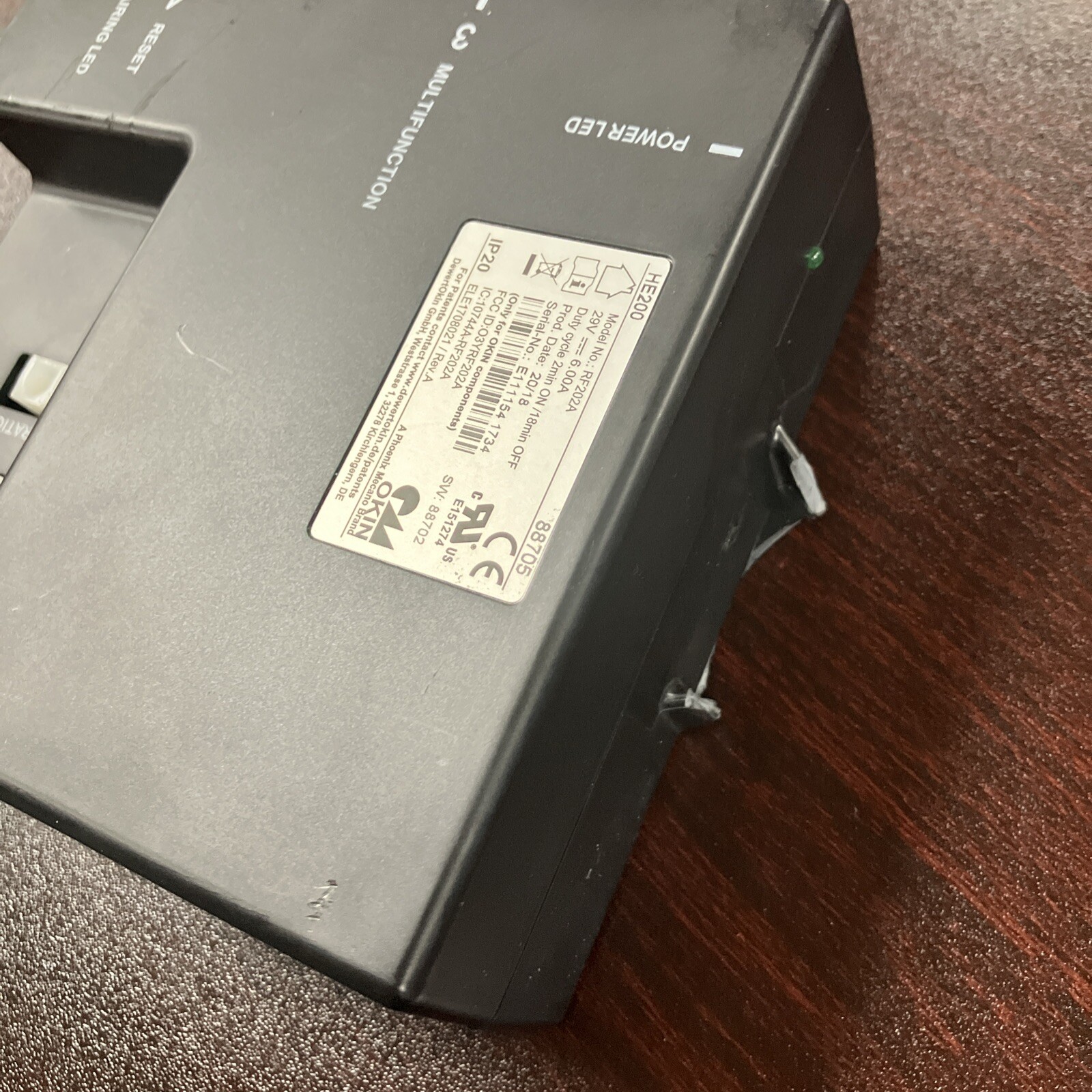 Pride Mobility Lift Chair Control Box Computer RF202A Multifunction