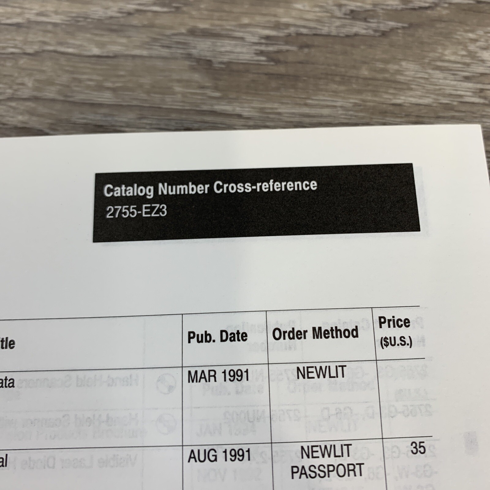 Allen-Bradley Publication Index Catalog Cross Reference User Manual 1994